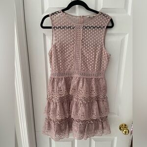 Ruffle mini dress